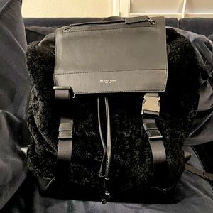 Michael Kors Shearling (sherpa) backpack